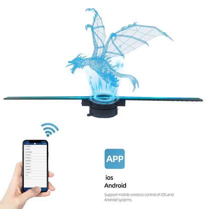 3D Holographic Projector Fan